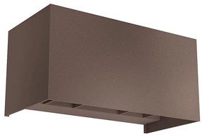 Redo 90304 - LED kültéri fali lámpatest VARY 4xLED/5W/230V 3000K IP54 barna