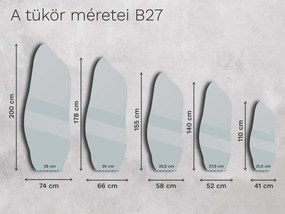 Bronz tükör Base B27