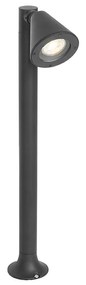 Modern kültéri oszlop fekete 60 cm IP44 - Ciara
