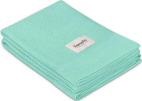 Lionelo - bambusz takaró BAMBOO BLANKET 75x100 cm mentazöld