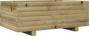 vidaXL impregnált fenyőfa kerti virágláda 70x40x26,5 cm