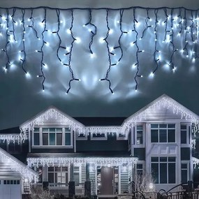 Kültéri jégcsap Led lámpa 500 db hideg vakuval 15 méter