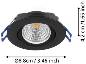 Eglo 900747 - KÉSZLET 3x LED Dimmelhető beépíthető lámpa SALICETO LED/6W/230V