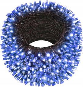 Karácsonyfa Fényfüzér 100 Led Kombinált Kék Szín