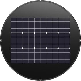 Napelemes LED utcai lámpa mozgásérzékelővel LUVIA LED/15W/3,2V 6500K IP54 5400 mAh+távirányítóval