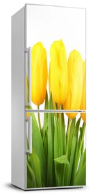 Matrica hűtőre Sárga tulipánok FridgeStick-70x190-f-50296445