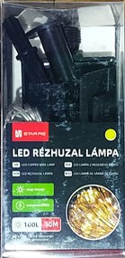 10M-es Melegfehér kültéri LED égősor USB-s