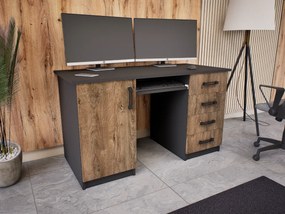 Veritas íróasztal (Antracit-Bolzánó) modern