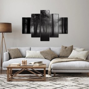 Kép - erdő a ködben (150x105 cm)