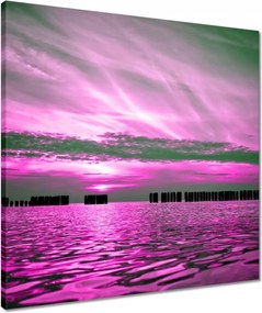 Vászonkép 50x50 Hanga naplemente