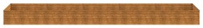 corten acél kerti magaságyás 482x100x36 cm