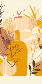 Poszter 50x100cm Arany Növények