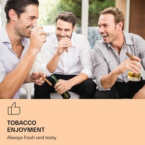 Klarstein El Presidente 23, humidor, 23 liter, 45 W, érintős vezérlés, bükkfa, LED