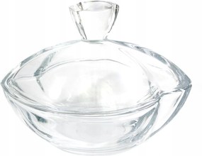 Bohemia Smile Cukortartó Üveg Fedéllel Kristály Cukor 18 cm
