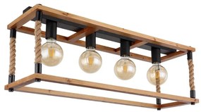 Globo 15691-4D - Mennyezeti lámpa VERNON 4xE27/60W/230V