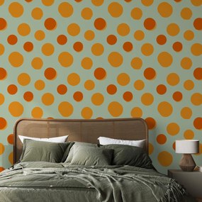 Fotótapéta - Retro pöttyök (147x102 cm)