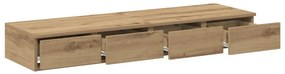 Ágytálcák Kézműves Tölgy 120x36,5x16,5 cm Mérnöki Fa