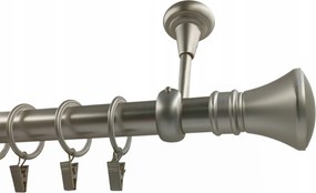 Függönykarnis Mennyezeti 25mm MIX Végzáró Szatén 320cm galvanizált