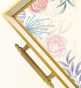 Üveg tálca, 38×24 cm – TPB9793