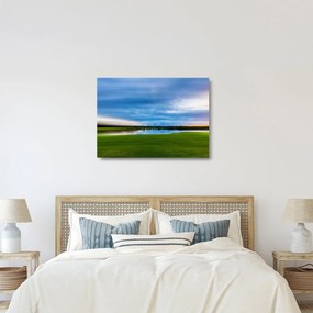 Rét kép (üvegen) (70x50 cm)
