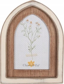 Bézs Vromme képkeret törött ív alakú 10x15 cm