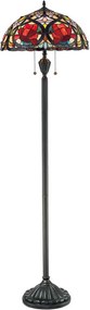 Quoizel LARISSA QZ-LARISSA-FL Tiffany Állólámpa 2x60W/E27