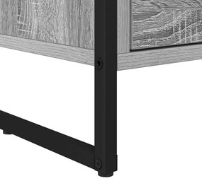 vidaXL Éjjeli asztal Szürke Sonoma 39,5 x 30 x 50 cm Faanyag