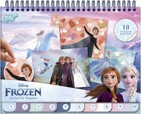 Disney Jégvarázs Destiny puzzle matrica és színező szett