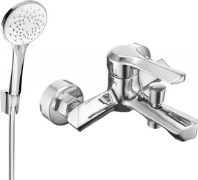 Mexen Sabre R74 kád csaptelep zuhanykészlettel, króm - 7213R74-00