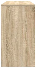 sonomatölgy színű forgácslap íróasztal 120x42x76 cm