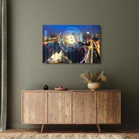 Kép - A befektetések városa (90x60 cm)
