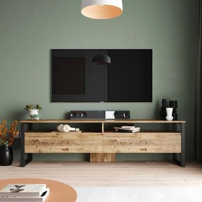 Man Atlantic Pine and Black TV-asztal