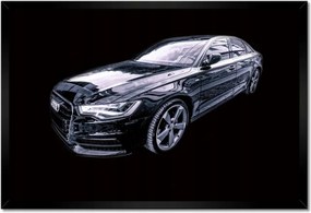 Poszter keretben 60x40 Audi A8 Autó