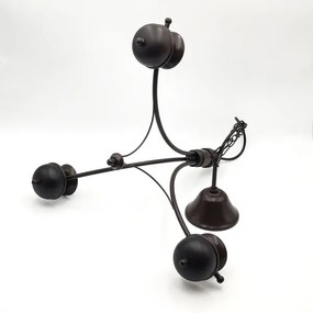 Brilagi - LED Csillár láncon COTTAGE 3xG9/40W/230V tölgy/fehér