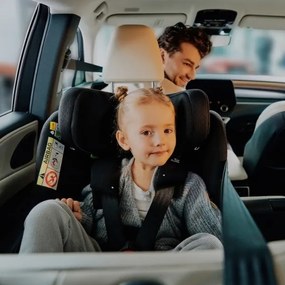 Lionelo - Forgatható BRAVE i-Size autósülés bázissal 40-150 cm fekete karbon