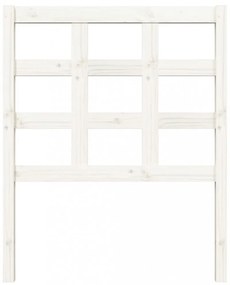 fehér tömör fenyőfa ágyfejtámla 80,5x4x100 cm