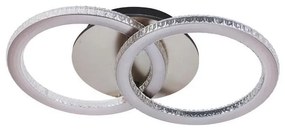 Searchlight 37122CP-LED fényerőszabályozható mennyezeti lámpatest — műszaki adatok: LED/24W/230V, 3000K, 25x42,5 cm