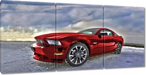 Vászonkép 210x100 Piros Ford Mustang