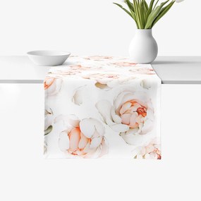 Goldea pamut asztali futó deluxe - illatos bazsarózsa 20x140 cm