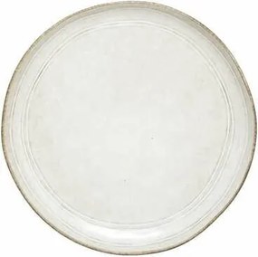 Világosszürke Tányér Flower 22 cm Kőből tartós