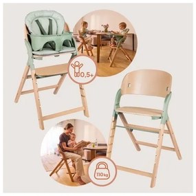 Lionelo - MEGAN 3 az 1-ben gyerek etetőszék, Green Wood