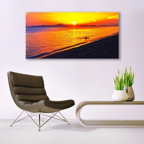 Üvegkép Sun Sea Beach Landscape 125x50 cm