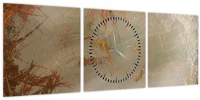 Kép - Texturált absztrakció (órával) (90x30 cm)