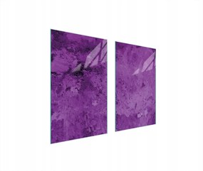 Üveg Tűzhelyvédő Főzőlap 75x52 Lila Edzett Üveg