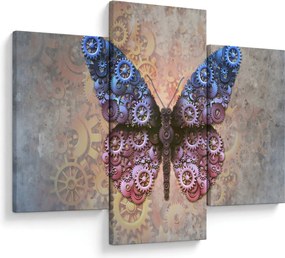 Kép - Steampunk pillangó (90x60 cm)
