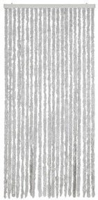 szürke zsenília rovarfüggöny 90x200 cm