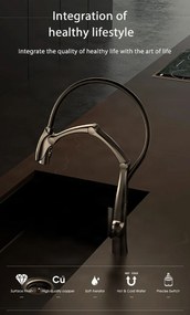 Konyhai csaptelep ELITE EDITION KSS1899 szenzorral, kihúzható zuhanyfejjel, több színváltozatban — Gunmetal szürke — Igen