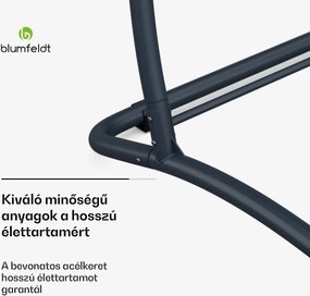 Blumfeldt SwayStation Arch függőágy keret, korrózióálló, időjárásálló, beltéri/kültéri felhasználás, 100 Kg-ig