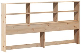 tömör fenyőfa fejtámla tárolóval 200 cm