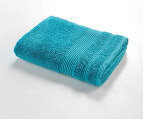 Kék frottír pamut fürdőlepedő 70x130 cm Tendresse – douceur d'intérieur